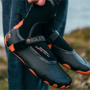 2024 Solite Custom Pro 2.0 5mm Neoprenanzugstiefel 21002 - Orange / Schwarz